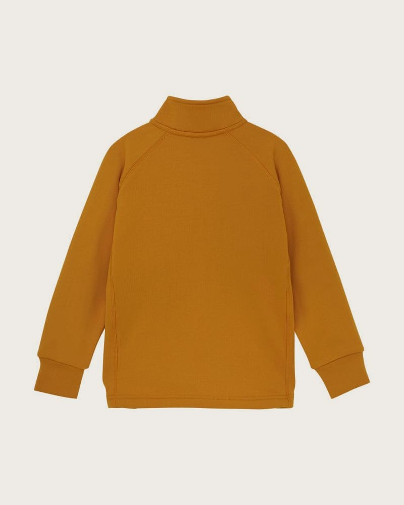 Juniorská flisová mikina so zipsom COLOR KIDS Fleece Jacket - Brushed inside-741829.3042-Marmalade – fotka 2