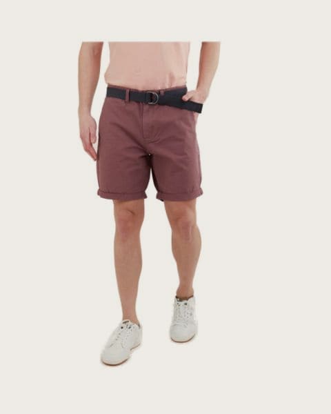 Pánske kraťasy FUNDANGO North Shore Chino Shorts-385-mauve