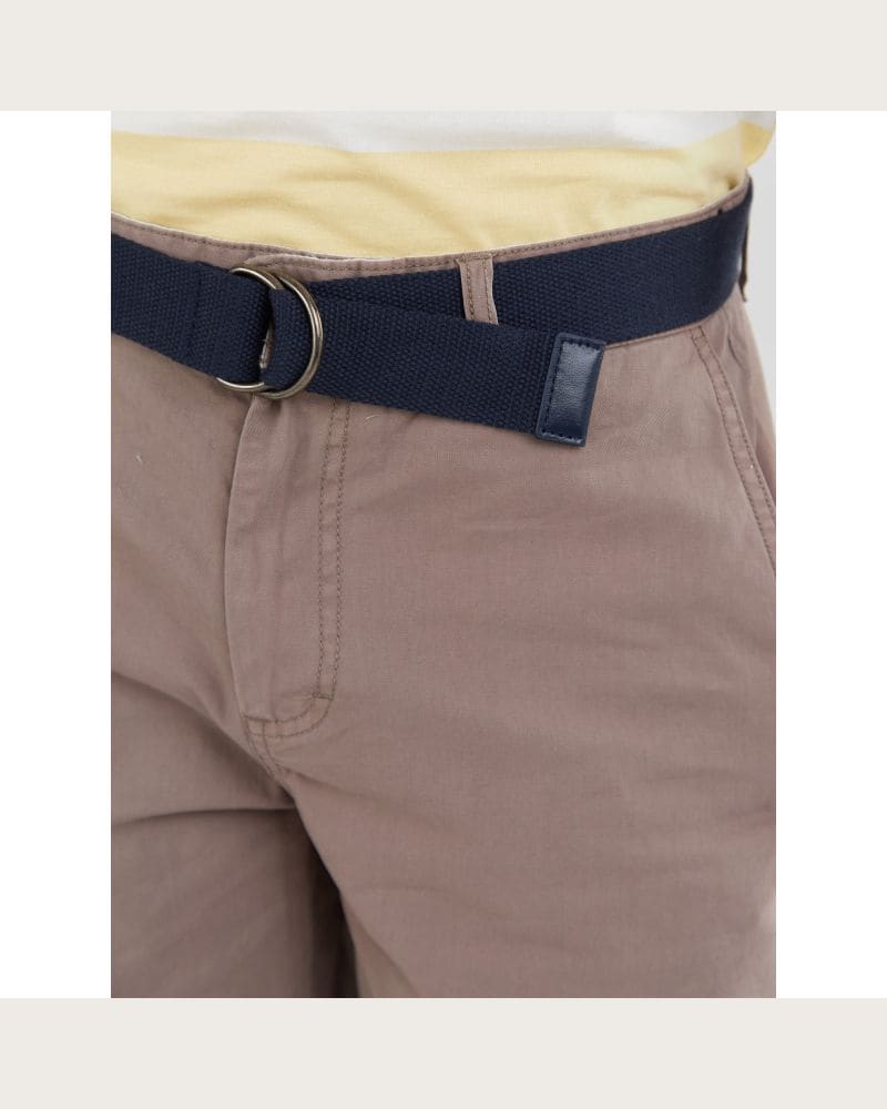 Pánske kraťasy FUNDANGO North Shore Chino Shorts-639-mud – fotka 3