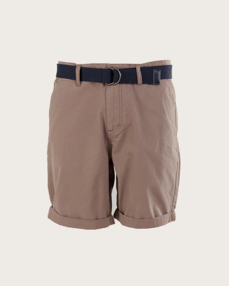 Pánske kraťasy FUNDANGO North Shore Chino Shorts-639-mud – fotka 6