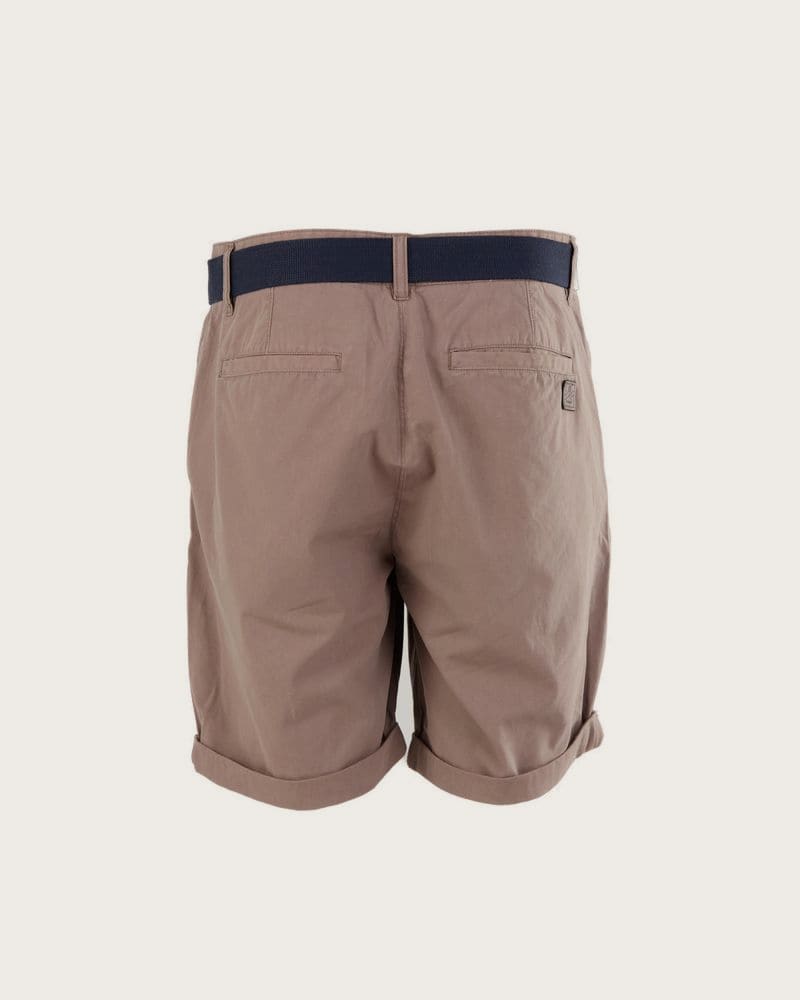 Pánske kraťasy FUNDANGO North Shore Chino Shorts-639-mud – fotka 7
