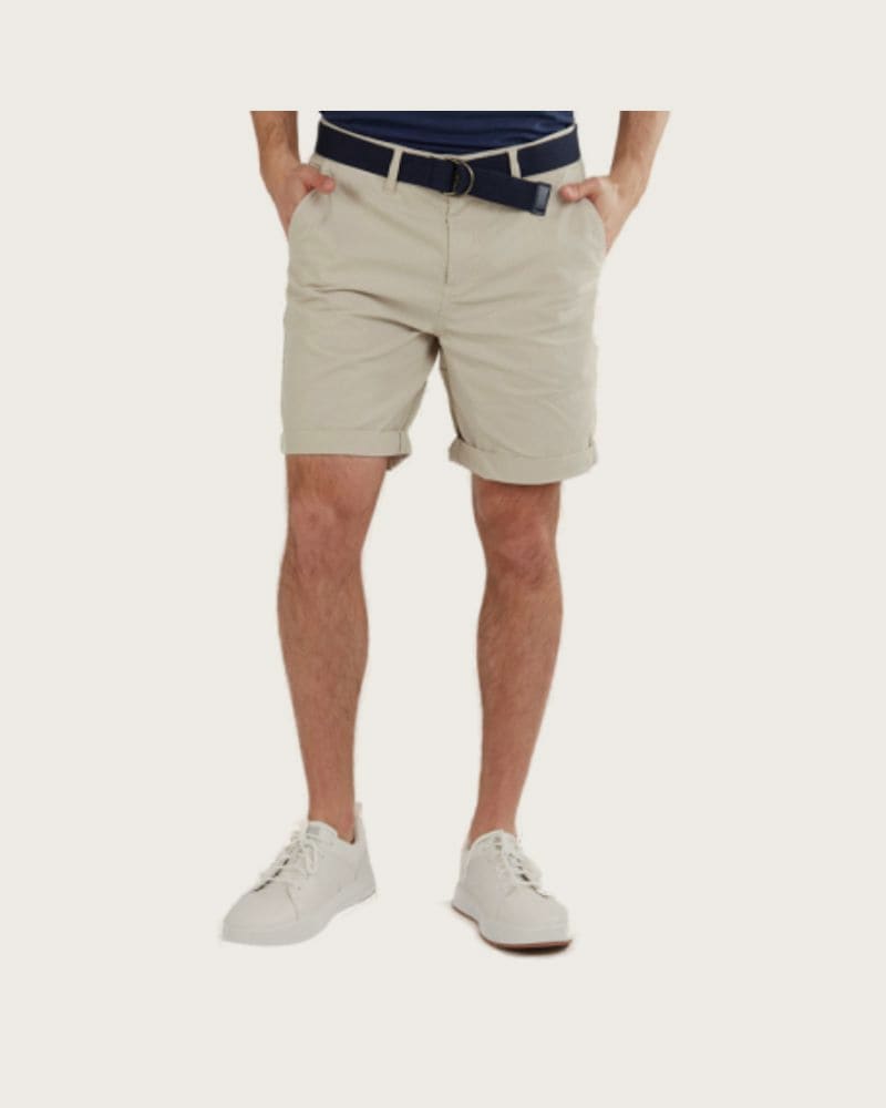 Pánske kraťasy FUNDANGO North Shore Chino Shorts-610-sand