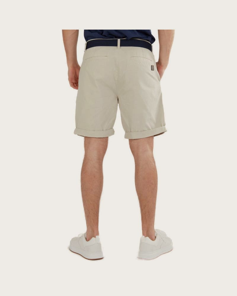 Pánske kraťasy FUNDANGO North Shore Chino Shorts-610-sand – fotka 2