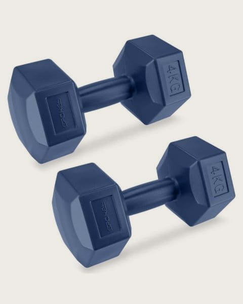 Set závažia SPOKEY MONSTER DARK BLUE HEXA 2x 4 kg