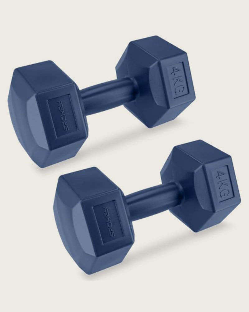 Set závažia SPOKEY MONSTER DARK BLUE HEXA 2x 4 kg