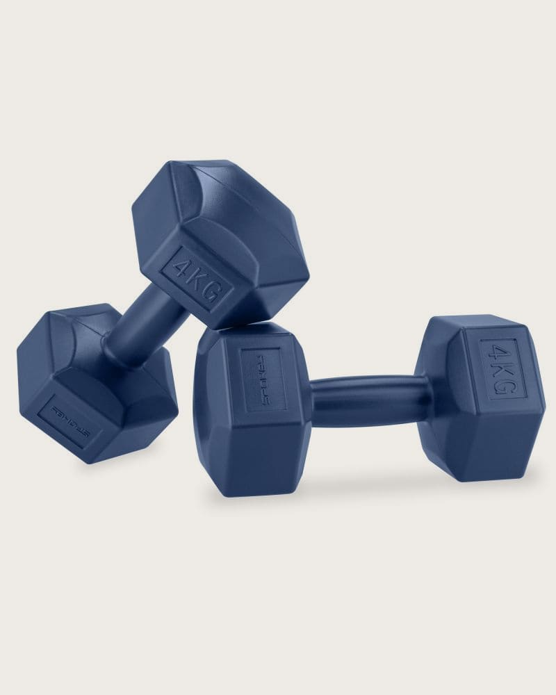 Set závažia SPOKEY MONSTER DARK BLUE HEXA 2x 4 kg – fotka 3