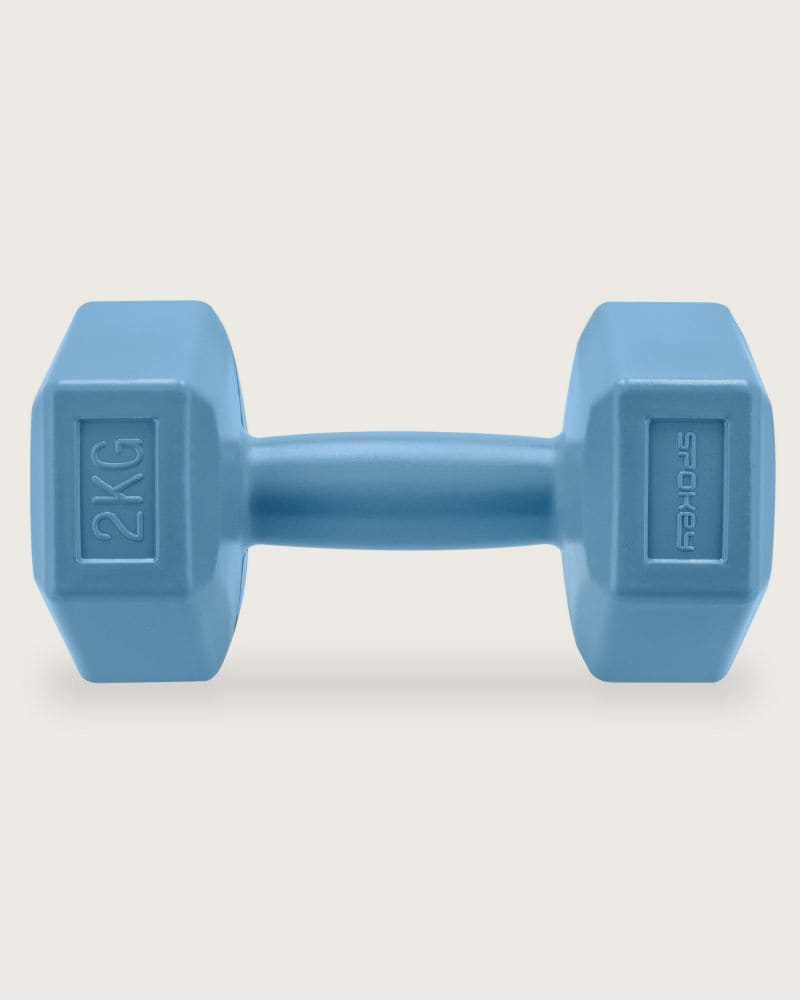 Set závažia SPOKEY MONSTER BLUE HEXA 2x 2 kg – fotka 4