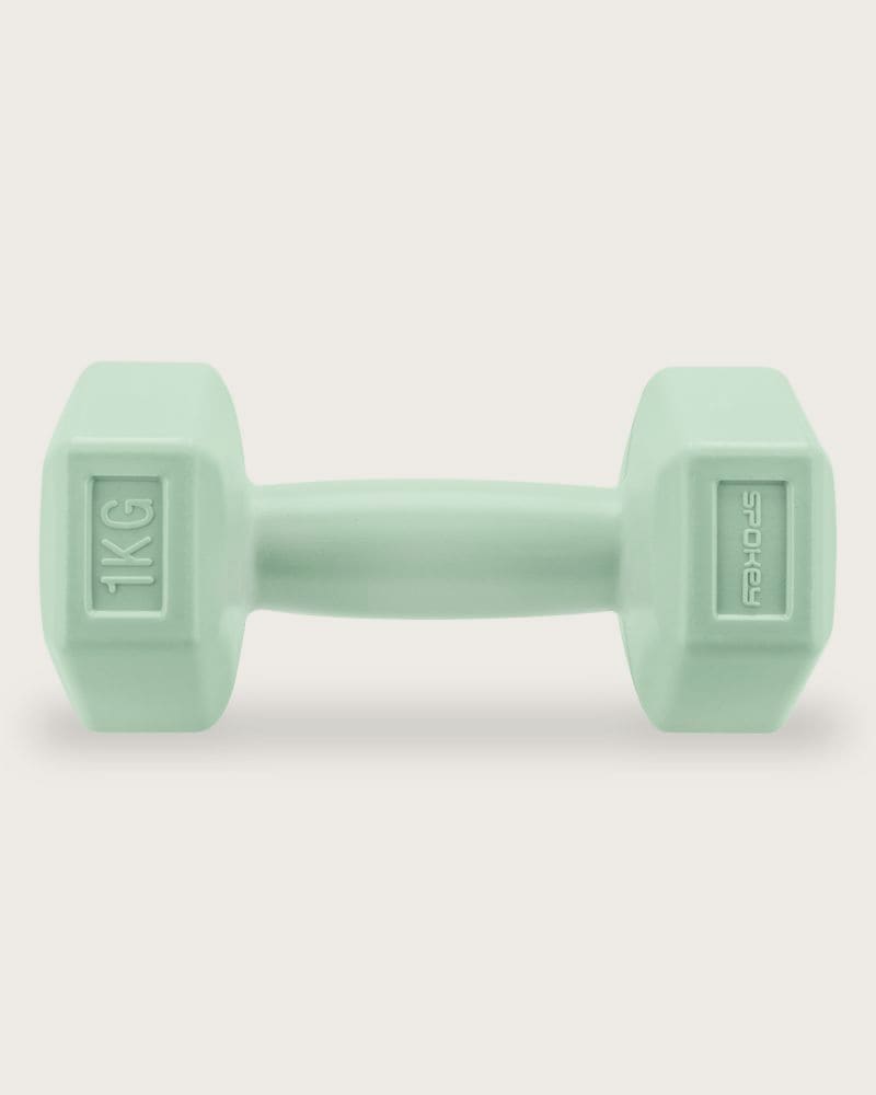 Set závažia SPOKEY MONSTER GREEN HEXA 2x 1 kg – fotka 5