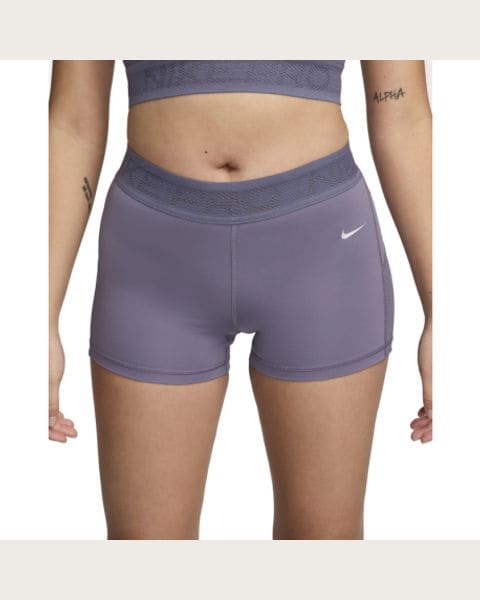 Dámske tréningové kraťasy NIKE W NP DF MR 3IN MESH SHORT-509 DAYBREAK WHITE