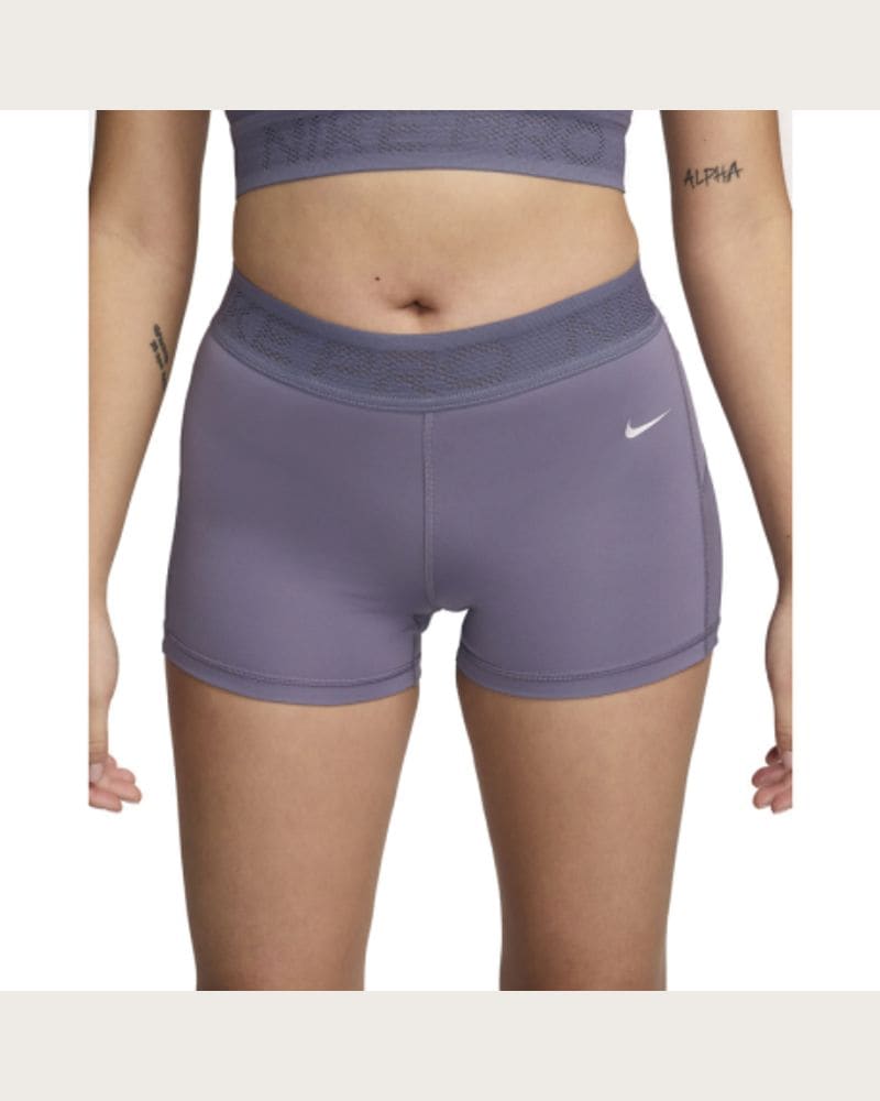 Dámske tréningové kraťasy NIKE W NP DF MR 3IN MESH SHORT-509 DAYBREAK WHITE