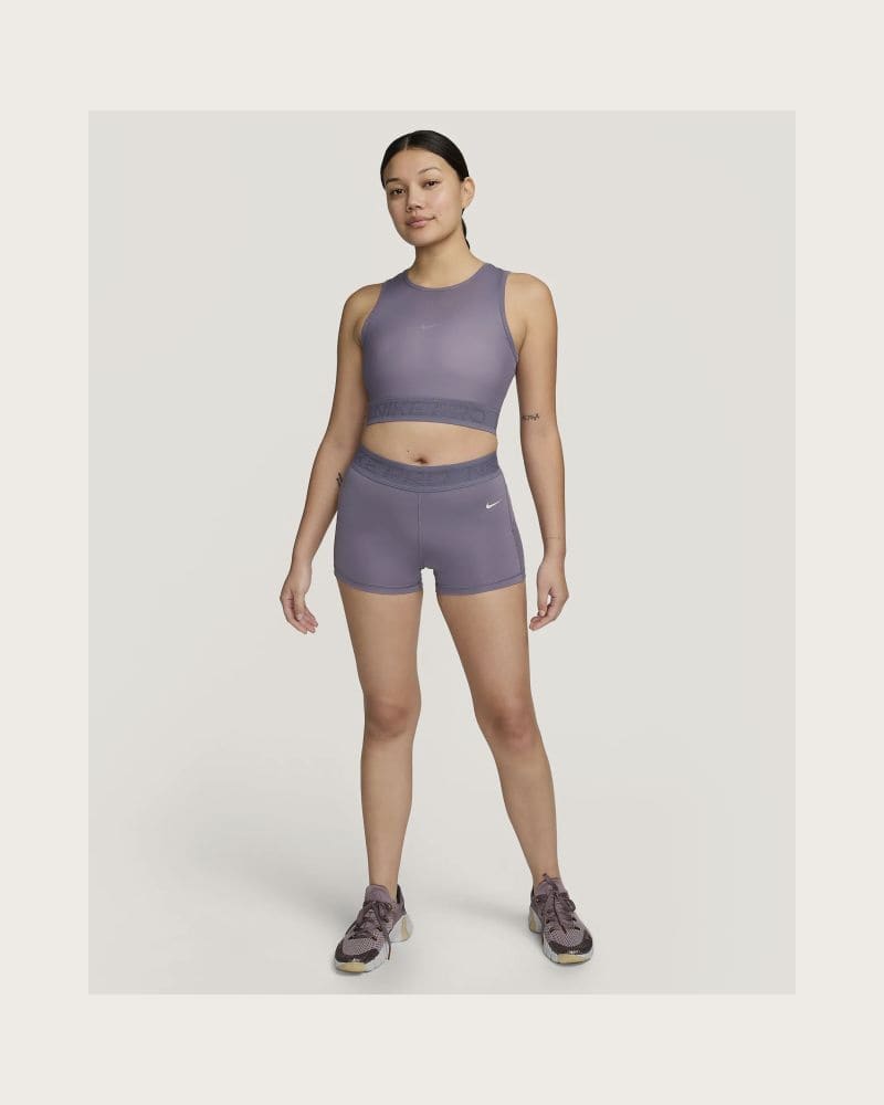 Dámske tréningové kraťasy NIKE W NP DF MR 3IN MESH SHORT-509 DAYBREAK WHITE – fotka 4