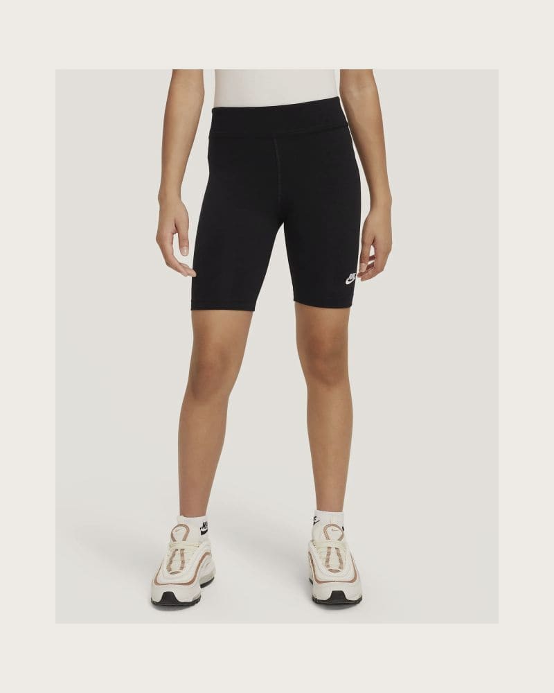 Dievčenské tréningové kraťasy NIKE G NSW 7 IN BIKE SHORT-DX5066-010-black – fotka 4