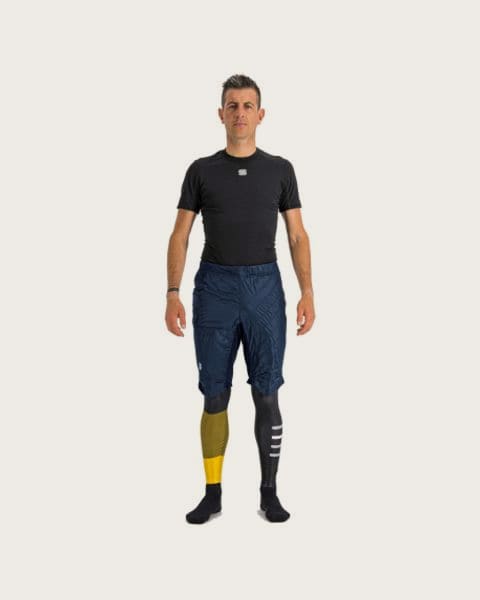 Pánske zateplené bežecké kraťasy SPORTFUL Rythmo over short, galaxy blue