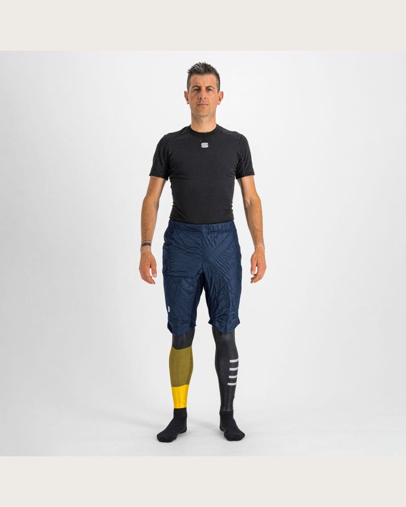 Pánske zateplené bežecké kraťasy SPORTFUL Rythmo over short, galaxy blue – fotka 2
