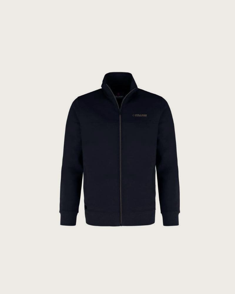 Pánska mikina so zipsom VOLCANO B-LENOX-600-NAVY – fotka 5