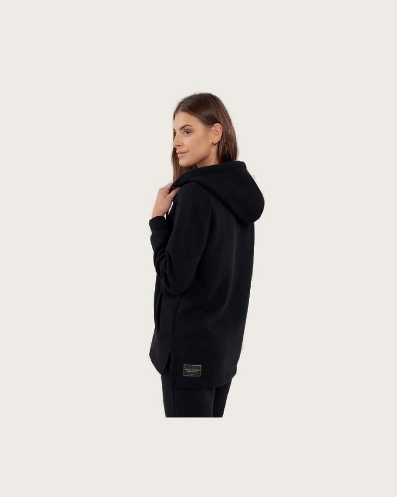Dámska zateplená mikina so zipsom VOLCANO B-FLOFI-700-BLACK – fotka 2