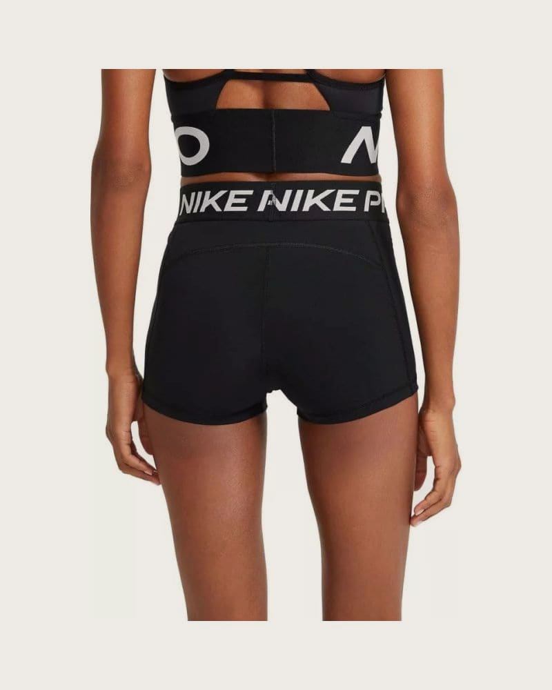 Dámske tréningové kraťasy NIKE PRO Shorts 010 BLACK WHITE – fotka 2