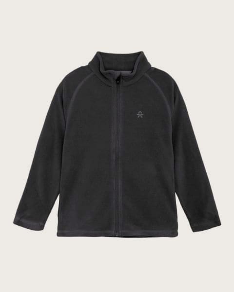 Detská mikina so zipsom COLOR KIDS Fleece Jacket, Full Zip-161-Phantom
