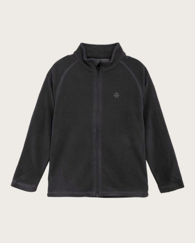 Detská mikina so zipsom COLOR KIDS Fleece Jacket, Full Zip-161-Phantom