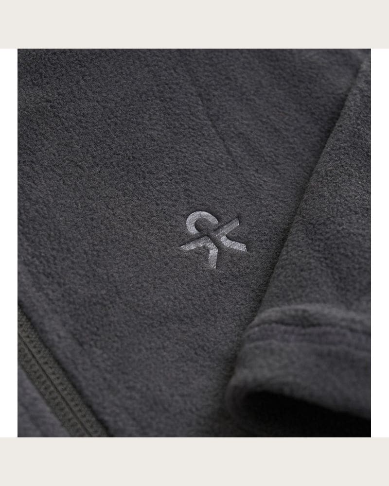 Detská mikina so zipsom COLOR KIDS Fleece Jacket, Full Zip-161-Phantom – fotka 2
