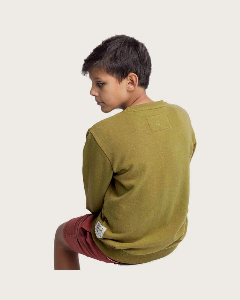 Chlapčenská mikina VOLCANO B-ANDY JUNIOR 306 OLIVE – fotka 4
