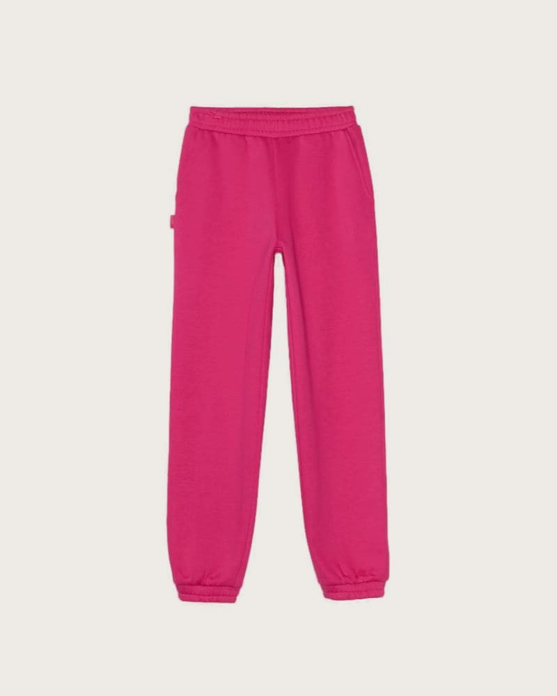 Dievčenské tepláky 4F JUNIOR TROUSERS-JWAW24TTROF754-55S-HOT PINK – fotka 6