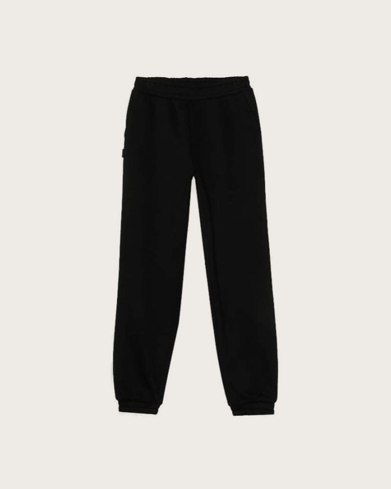 Dievčenské tepláky 4F JUNIOR TROUSERS-JWAW24TTROF754-20S-DEEP BLACK – fotka 5