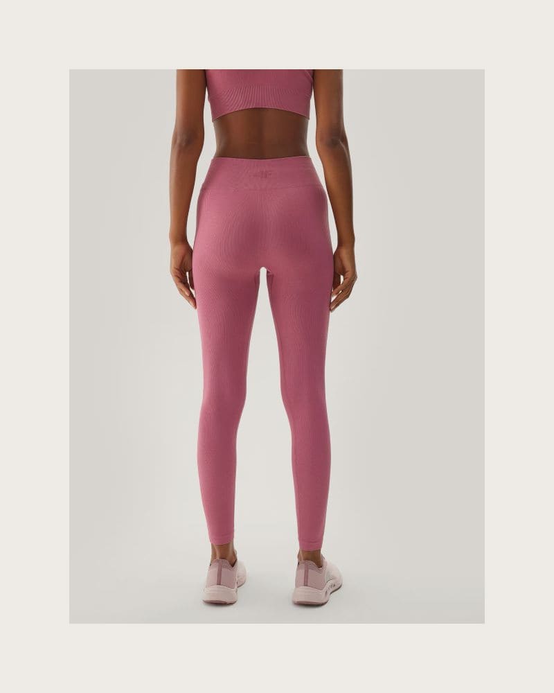 Dámske legíny 4F TIGHTS FNK-WAW24TFTIF278-53S-DARK PINK – fotka 3