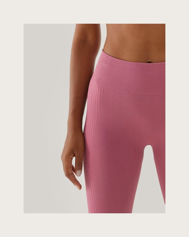Dámske legíny 4F TIGHTS FNK-WAW24TFTIF278-53S-DARK PINK – fotka 6