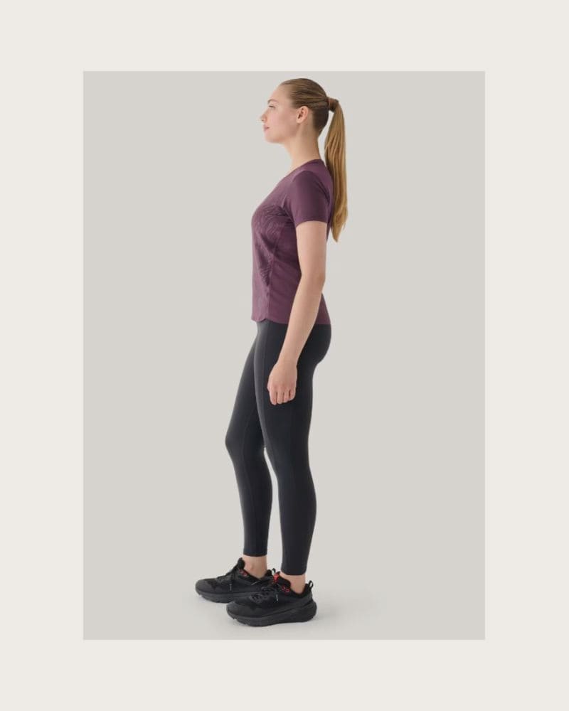 Dámske bežecké zateplené legíny 4F TIGHTS FNK-WAW24TFTIF266-22S-ANTHRACITE – fotka 4