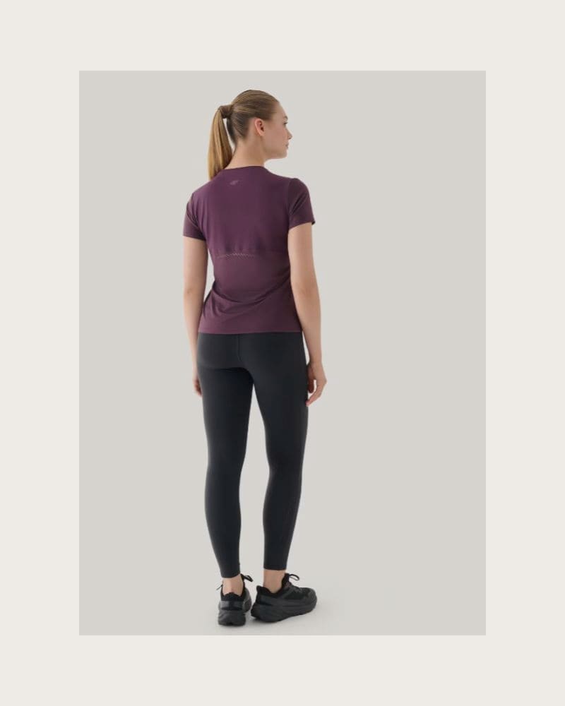 Dámske bežecké zateplené legíny 4F TIGHTS FNK-WAW24TFTIF266-22S-ANTHRACITE – fotka 5