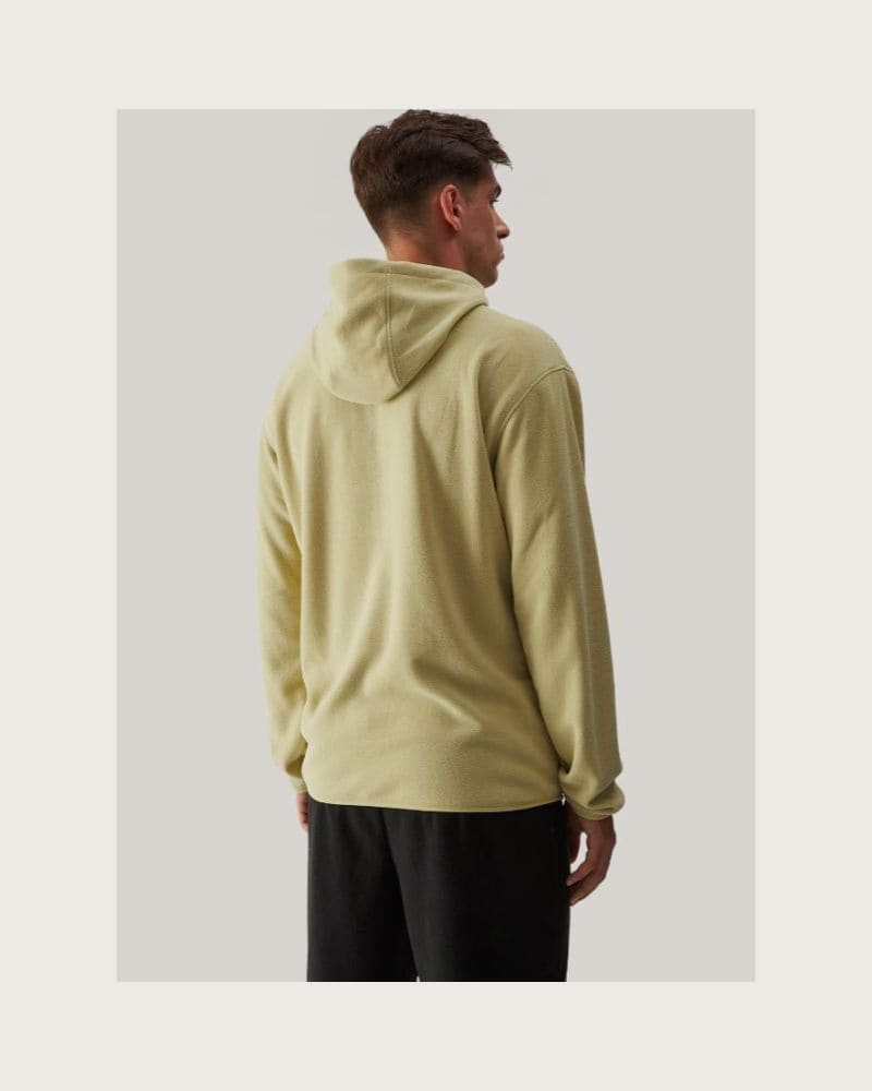 Pánska flisová mikina so zipsom 4F FLEECE-WAW24TFLEM252-44S-OLIVE – fotka 5