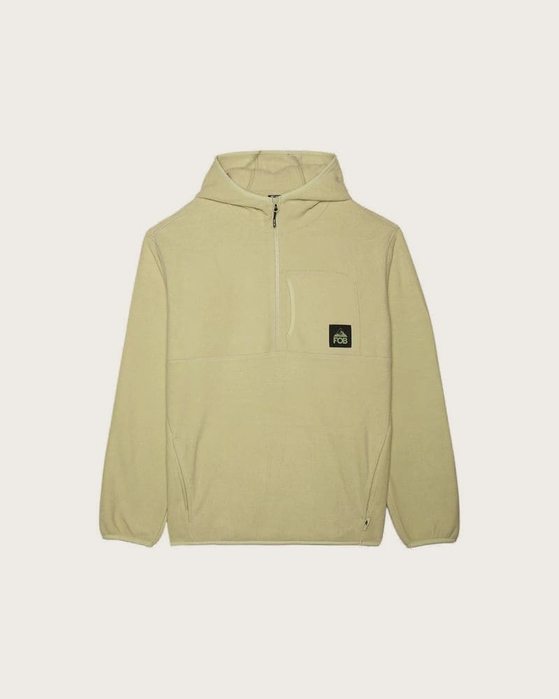 Pánska flisová mikina so zipsom 4F FLEECE-WAW24TFLEM252-44S-OLIVE – fotka 7