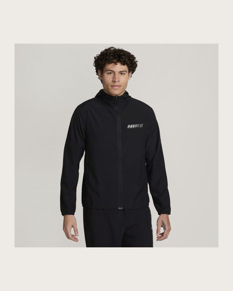 Pánska tréningová mikina so zipsom NIKE DF FORM GFX JKT HD – fotka 2