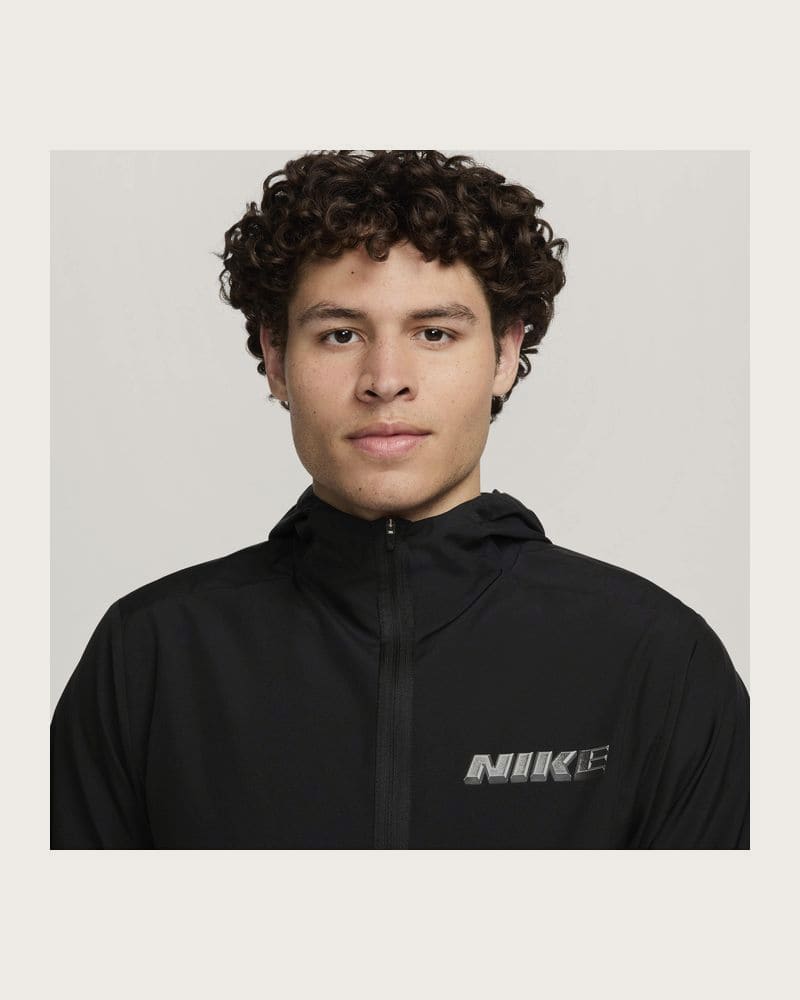 Pánska tréningová mikina so zipsom NIKE DF FORM GFX JKT HD – fotka 5