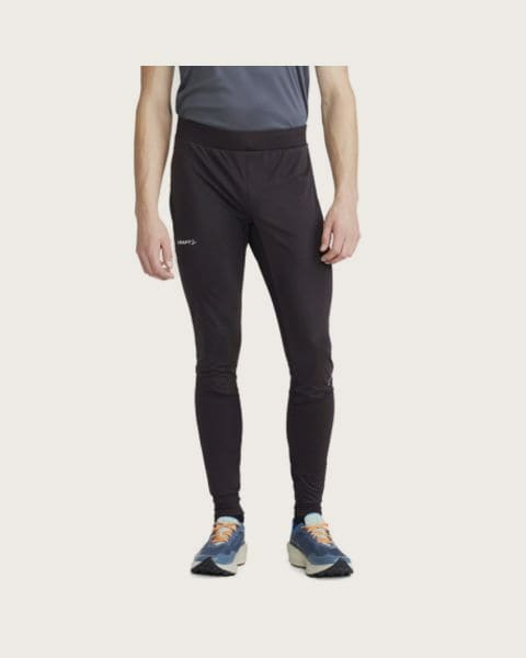Pánske bežecké zateplené legíny CRAFT ADV ESSENCE WARM WIND TIGHTS 2 M-992000-Slate