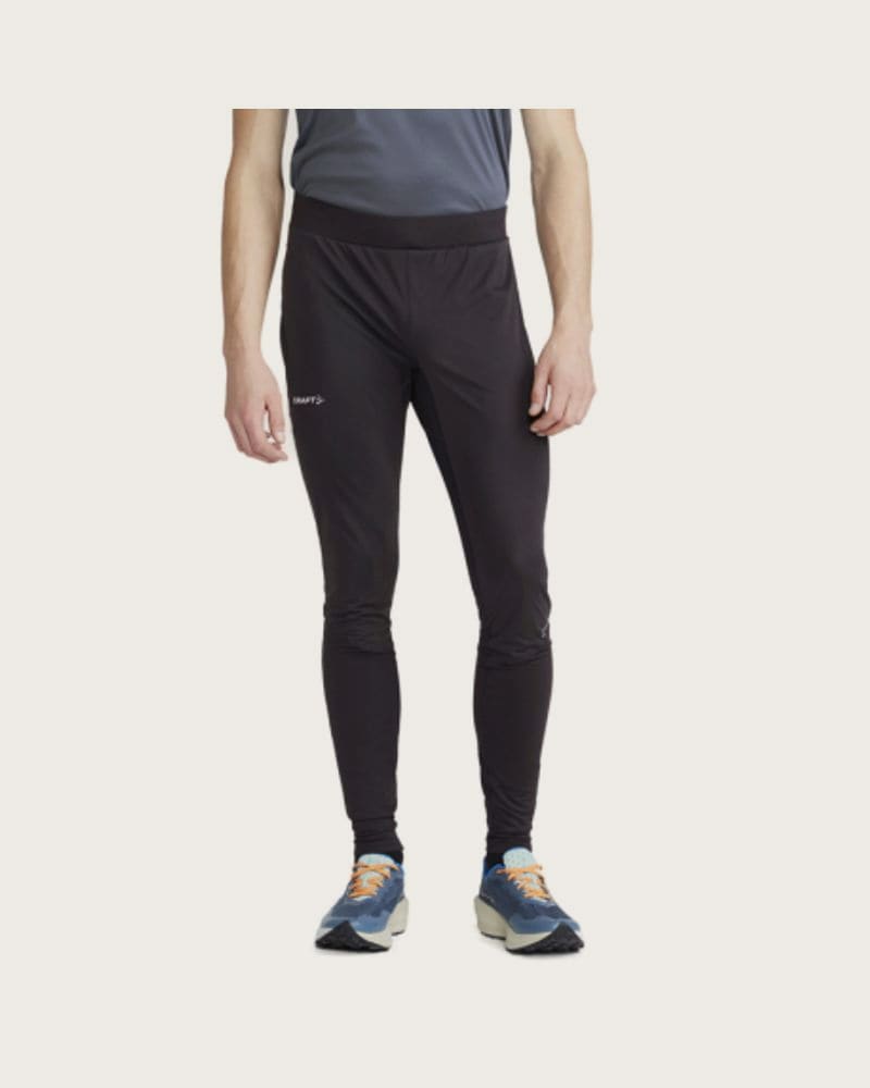 Pánske bežecké zateplené legíny CRAFT ADV ESSENCE WARM WIND TIGHTS 2 M-992000-Slate