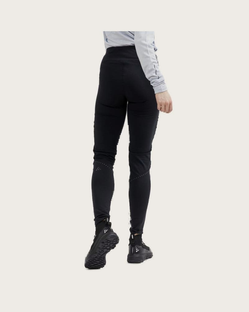 Dámske bežecké zateplené legíny CRAFT ADV SUBZ WIND TIGHTS 2 W-999000-Black – fotka 2