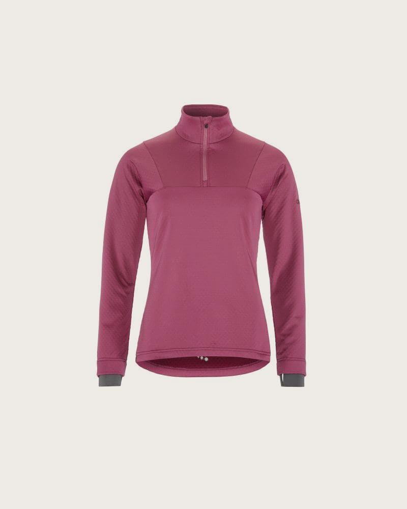 Dámska zateplená bežecká mikina s 1 2 zipsom CRAFT CORE GAIN THERMAL MIDLAYER W-744000-Rouge – fotka 8