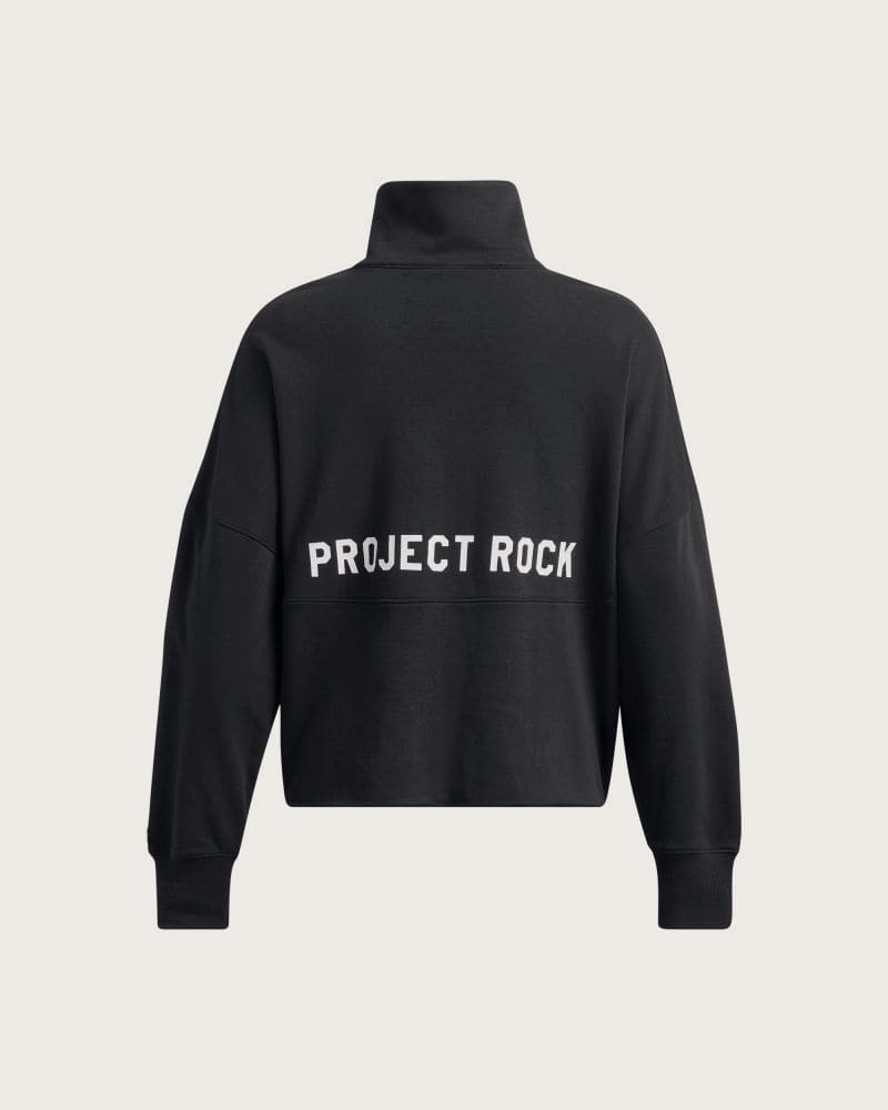 Dámska zateplená mikina s kapucňou UNDER ARMOUR W Half Zip Pullover-BLK – fotka 6