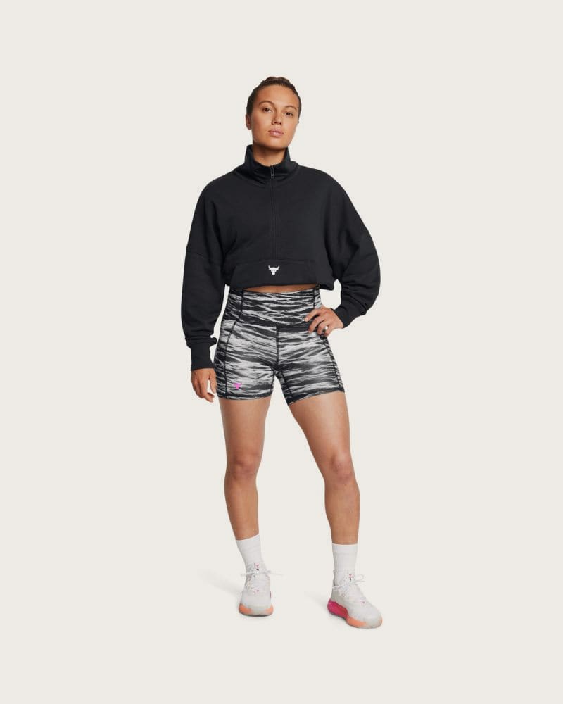 Dámske tréningové kraťasy UNDER ARMOUR Lets Go BTB Middy Pt-BLK – fotka 4