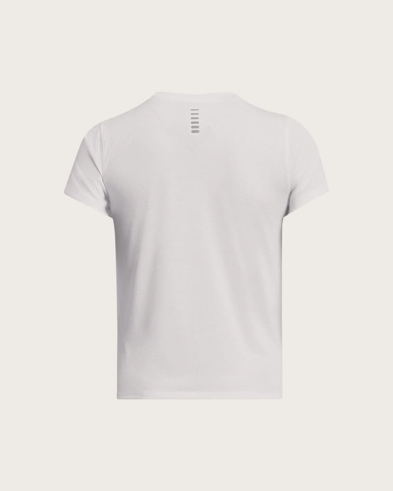 Dámske tréningové tričko s krátkym rukávom UNDER ARMOUR UA Launch Shortsleeve-WHT – fotka 4