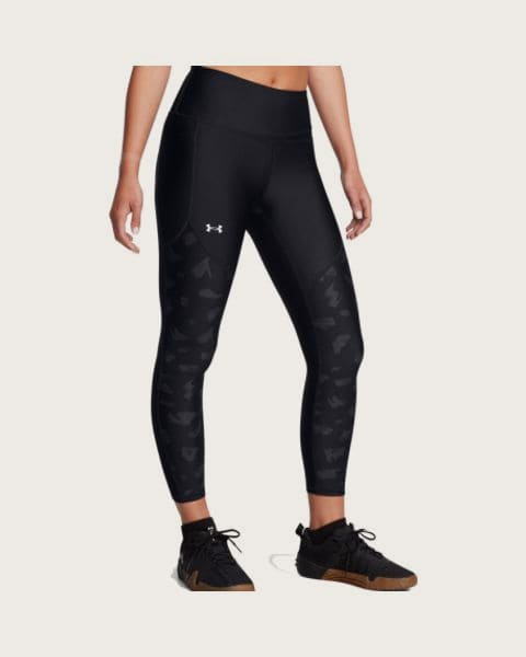 Dámske legíny UNDER ARMOUR Tech Print Panel Ankle Leg-BLK