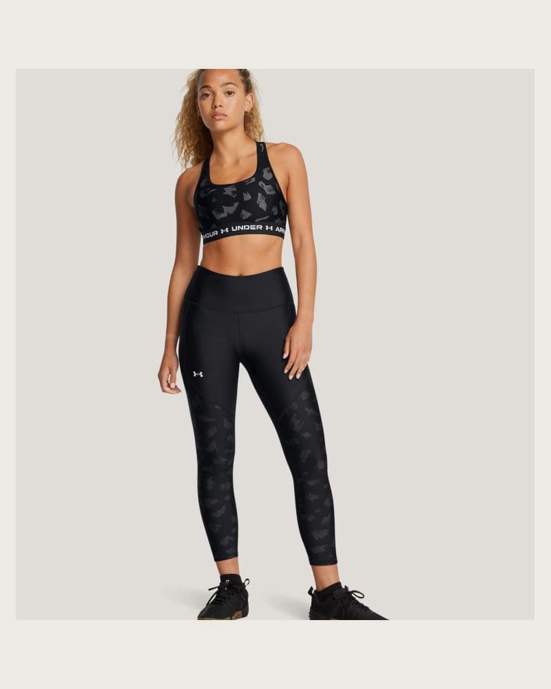 Dámske legíny UNDER ARMOUR Tech Print Panel Ankle Leg-BLK – fotka 4