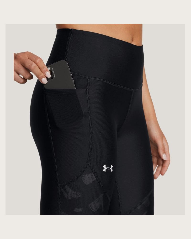 Dámske legíny UNDER ARMOUR Tech Print Panel Ankle Leg-BLK – fotka 5