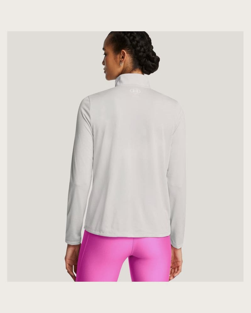 Dámska tréningová mikina so zipsom UNDER ARMOUR Tech Full Zip-GRY – fotka 3