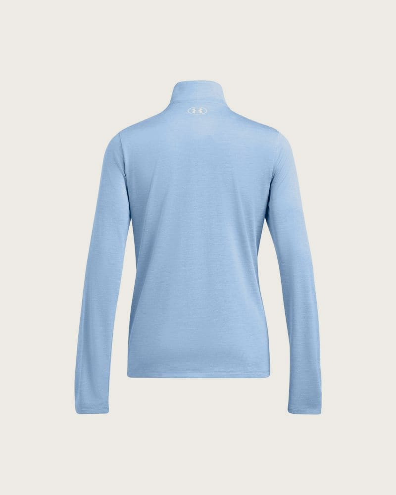Dámska bežecká mikina s 1 2 zipsom UNDER ARMOUR Tech 1 2 Zip- Twist-BLU – fotka 4