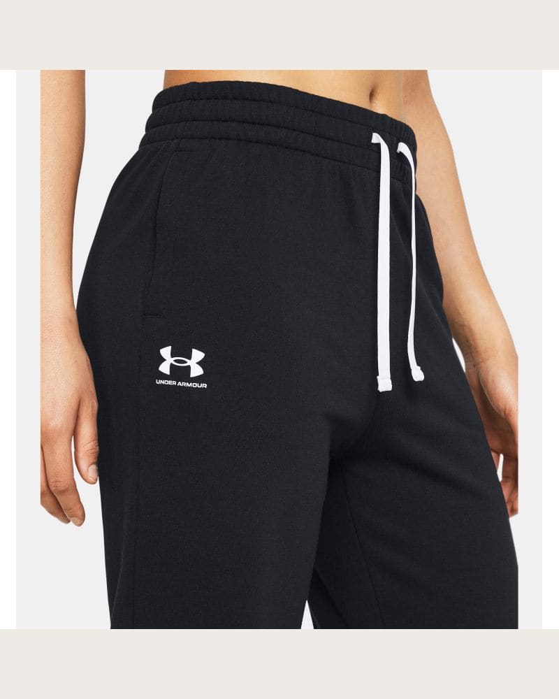 Dámske tepláky UNDER ARMOUR UA Rival Terry Jogger - BLK – fotka 5