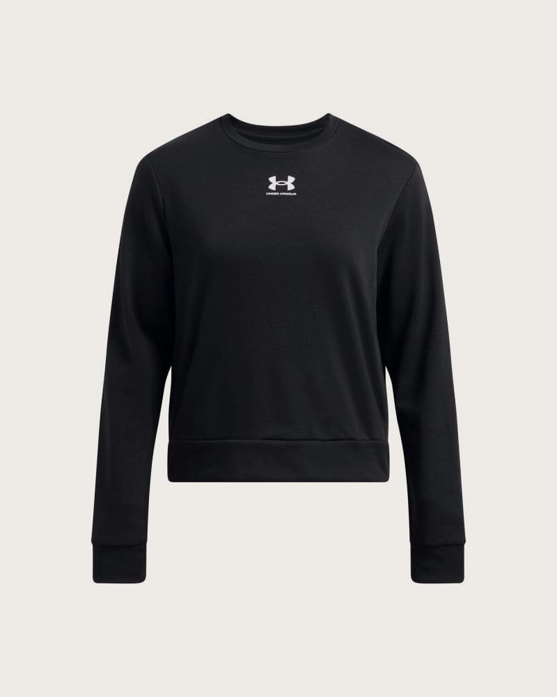 Dámska mikina UNDER ARMOUR Rival Terry Crew-BLK – fotka 3