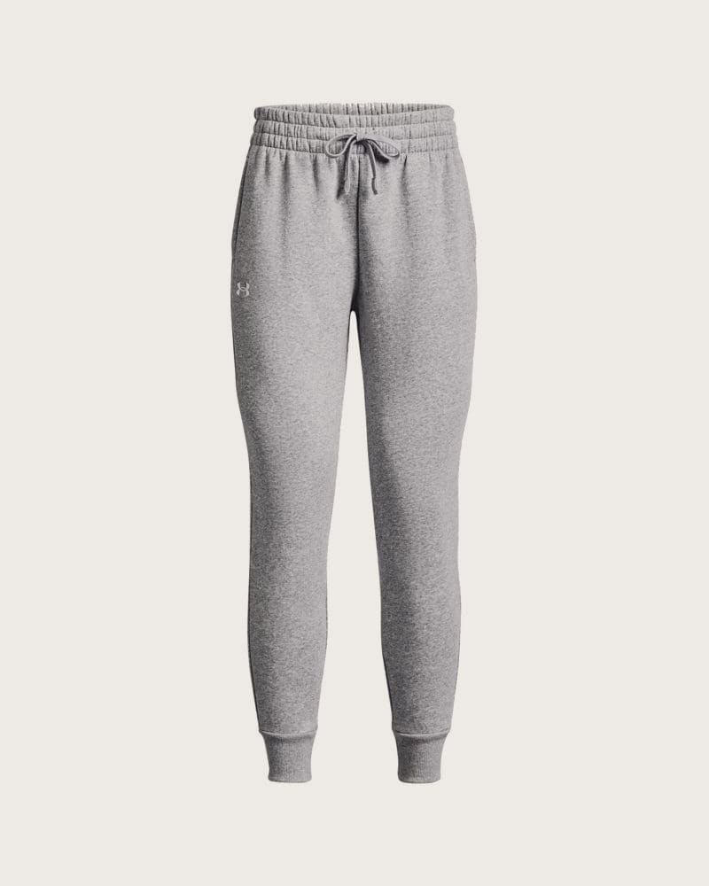 Dámske zateplené tepláky UNDER ARMOUR UA Rival Fleece Jogger-GRY – fotka 6